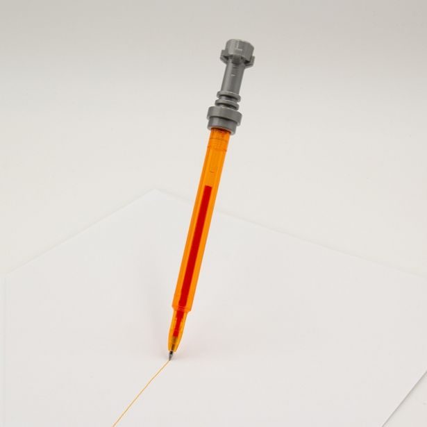 LEGO Star Wars gelové pero Světelný meč - oranžové
