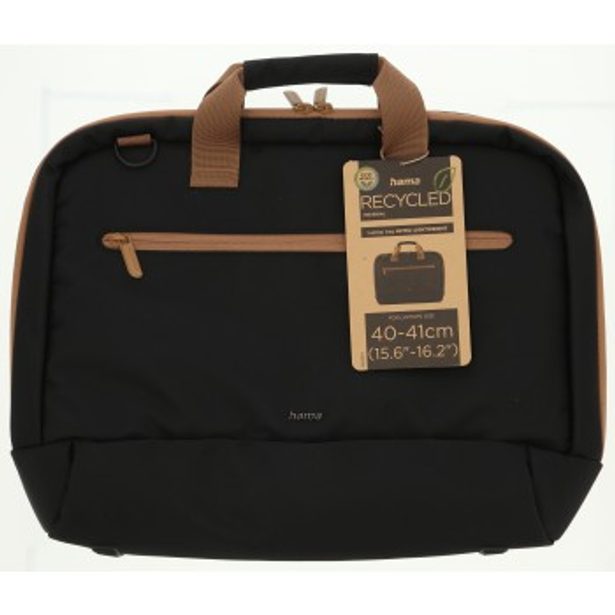 Hama Ultra Lightweight, brašna na notebook, pro 40-41 cm (15,6"-16,2"), recyklovaný polyester, černá