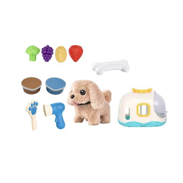 STEPPOS Můj interaktivní mazlíček s domečkem - Štěňátko