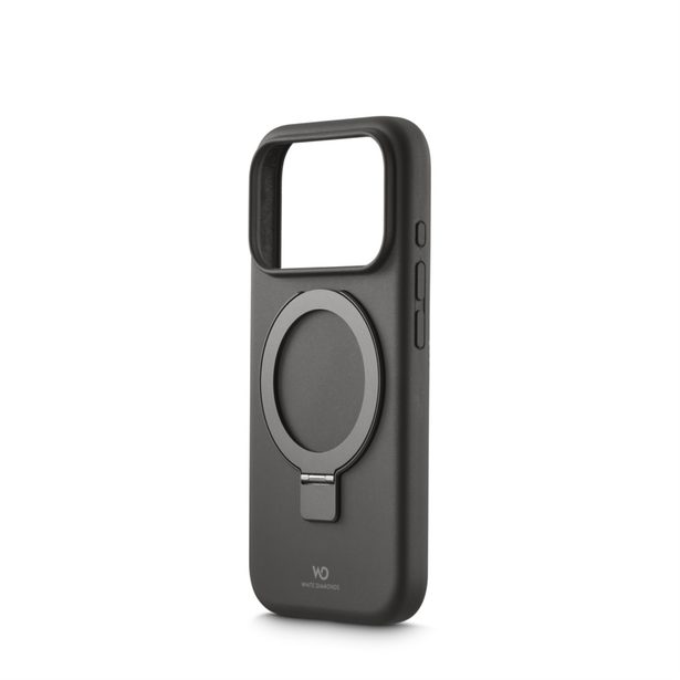 White Diamonds Mag Urban Stand Case, kryt pro Apple iPhone 17 Pro, MagSafe kompatibilní, černý