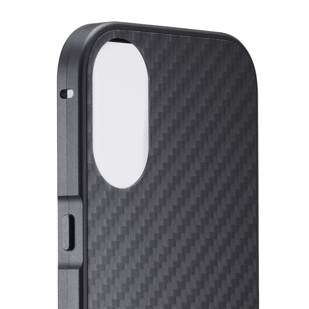 Black Rock 360° Glass, kryt pro Apple iPhone 17, skleněný, přední + zadní díl, karbonová úprava