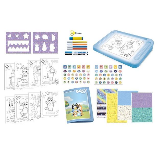 BLUEY škola kreslení s podsvícenou tabulí
