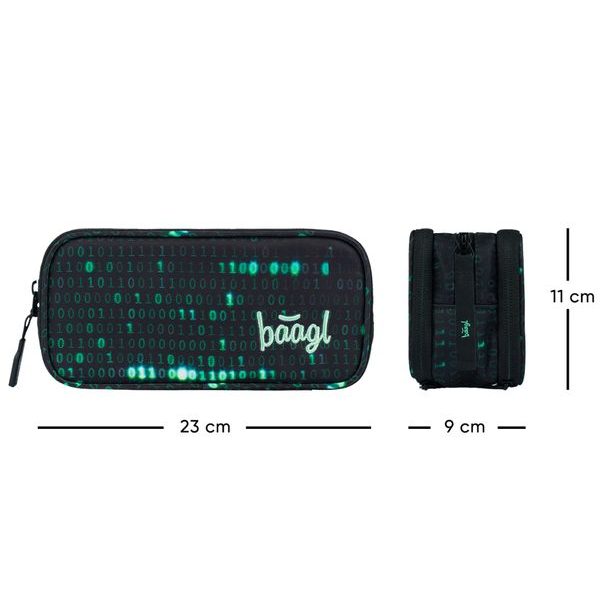 BAAGL Studentský penál etue Numbers