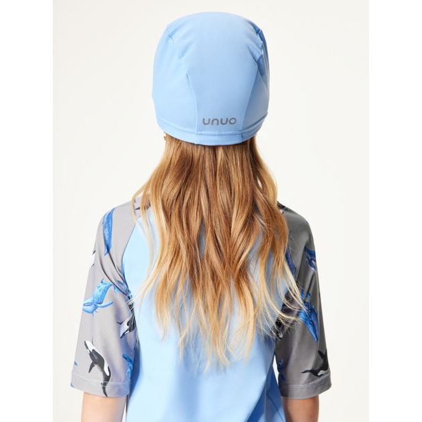 Unuo, Dětská kšiltovka s UV ochranou 50+, Sv. Modrá, Velryby