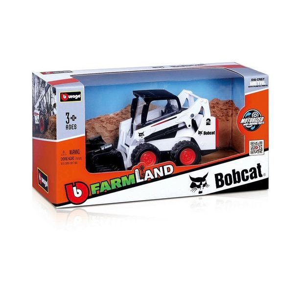 Bburago Bburago - FarmLand, Bobcat stroje, 10cm, assort