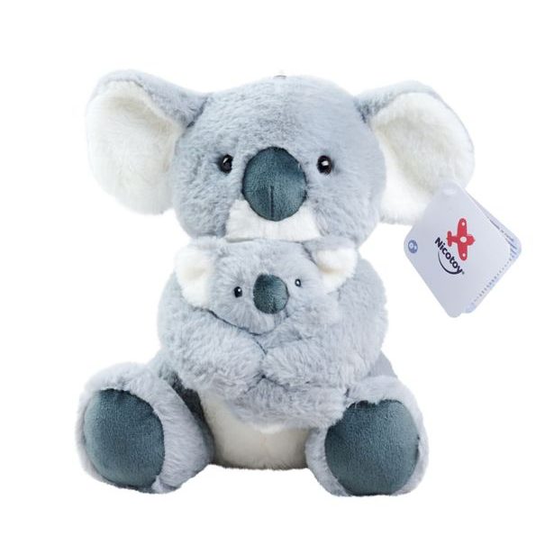 Panda, Koala, Tygr, Lední medvěď plyšový sedící 28 cm, 4 druhy
