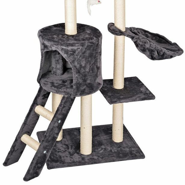 PET COMFORT Škrábadlo pro kočky s pelíškem víceúrovňové 140 cm ED-211816