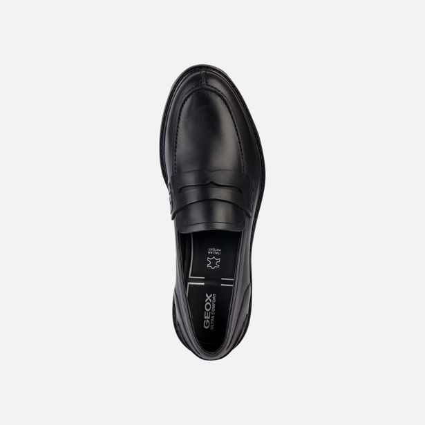 Černé dámské mokasíny Geox Walk Pleasure