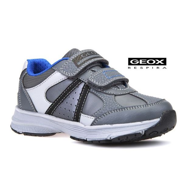 Dětské boty GEOX J TOP FLY B. DK GREY