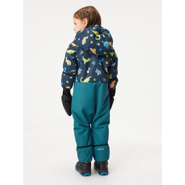 Unuo Batolecí zimní kombinéza Polar, Kobaltová, Dinosauři