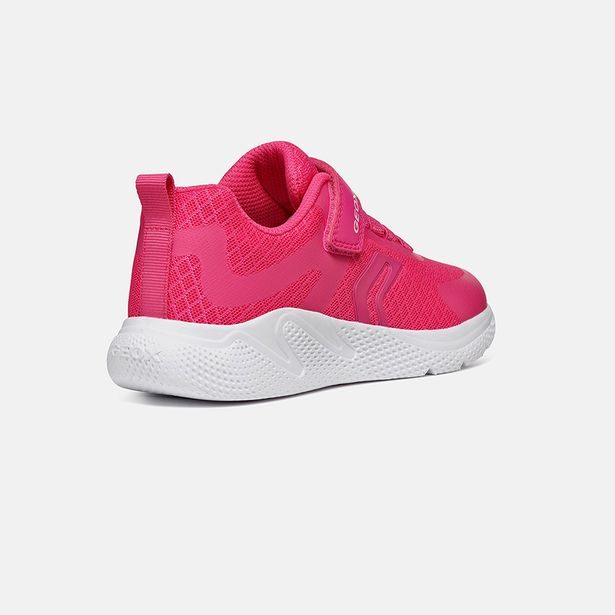 Tmavě růžové dívčí tenisky Geox Sprintye