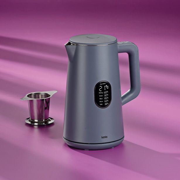 KELA Rychlovarná konvice Santos tmavě šedá 1,5l KL-10135