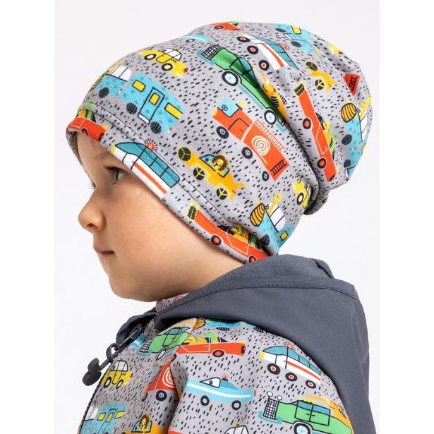 Unuo, Dětská čepice fleecová spadená, ZOO na výletě