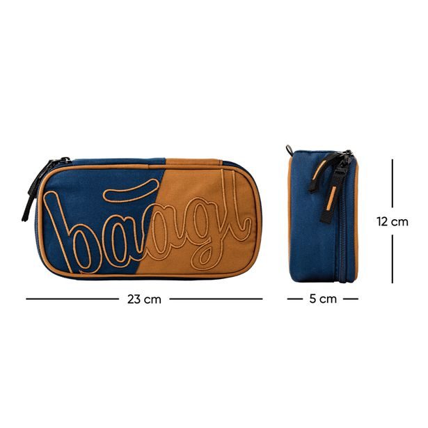 BAAGL Školní penál etue Skate Duo