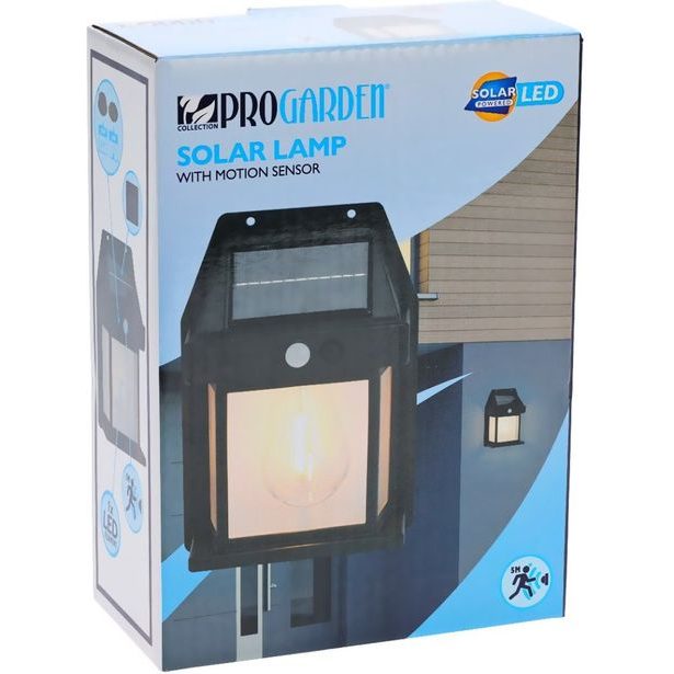 PROGARDEN Solární světlo s čidlem pohybu venkovní KO-DX2100220