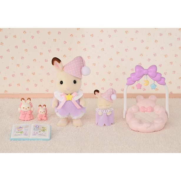 Sylvanian family Chocolate králíčci spící sourozenci