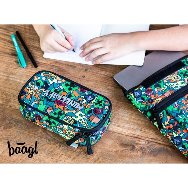 BAAGL Školní penál etue Minecraft Chaos