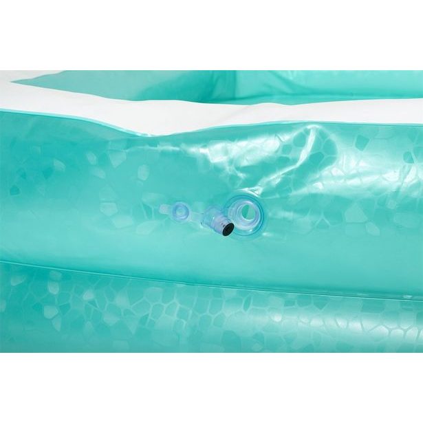 Modrý čtyřhranný rodinný bazén 201 x 150 x 51cm