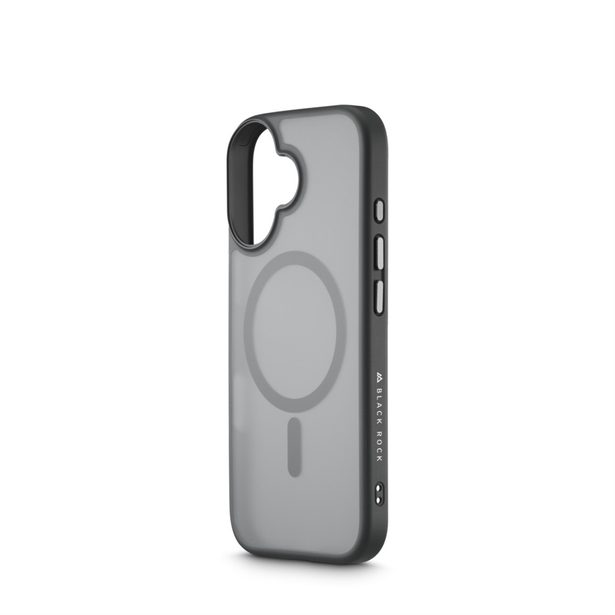 Black Rock Hybrid Case, kryt pro Apple iPhone 17, magnetický, matný, poloprůhledný černý