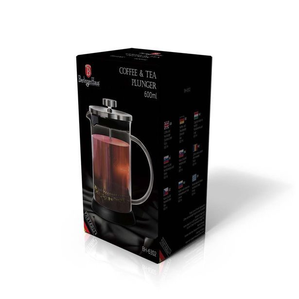BERLINGERHAUS Konvička na čaj a kávu french press 600 ml BH-6302