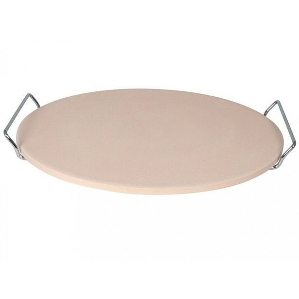 EXCELLENT HOUSEWARE Pizza kámen do trouby nebo na gril s rukojeťmi 33 cm KO-404001340