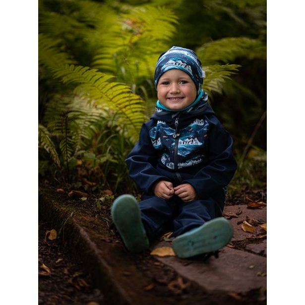 Unuo, Dětská čepice fleecová Homeless, Tučňáci