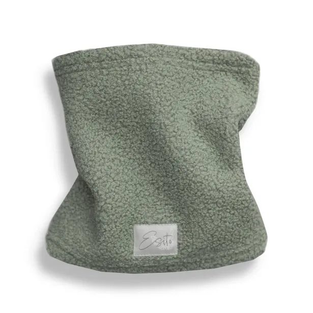 ESITO | Zimní nákrčník Teddy fleece double Olive - olivová / 44
