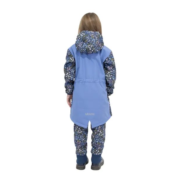 ESITO Dívčí parka Elega Meadows flowers - modrá / 86