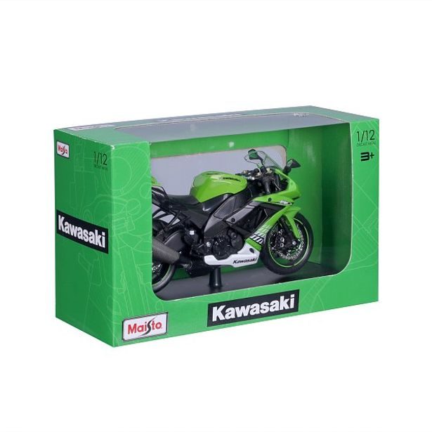 Maisto Maisto - Motocykl se stojánkem, Kawasaki Ninja ZX-10R, 1:12