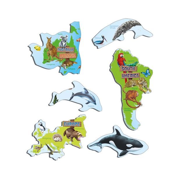 ZVÍŘATA VE SVĚTĚ 28 d. EDU Puzzle