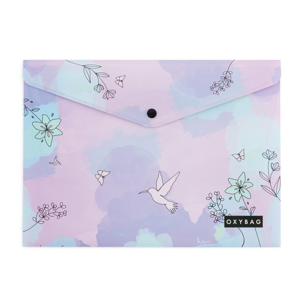 Psaníčko s drukem A4 s tiskem Kolibřík