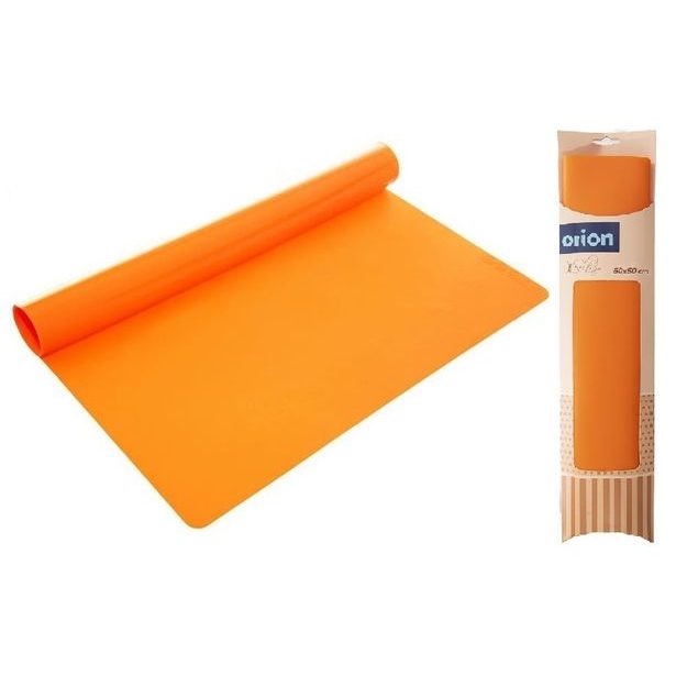 vál 60x50x0,08cm kuchyňský, silikon, oranž.