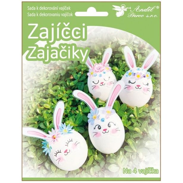 sada k dekor. vajec ZAJÍČCI