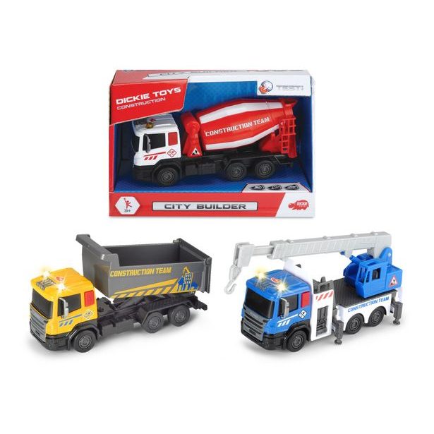 Nákladní auto Scania City Builder, 3 druhy