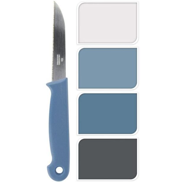 nůž 16,5cm-4ks, kuch., 4barvy, v blistru, NR/plast