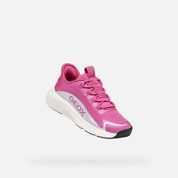 Růžové dívčí tenisky Geox Pro-ran Fast in