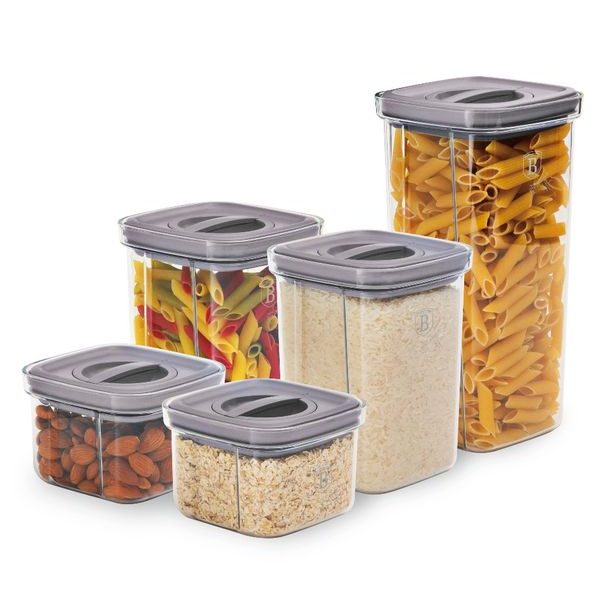 BERLINGERHAUS Dóza na potraviny sada 5 ks Taupe Collection BH-8576