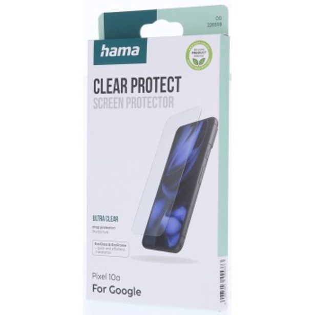 Hama Clear Protect, ochranné sklo na displej pro Google Pixel 10a
