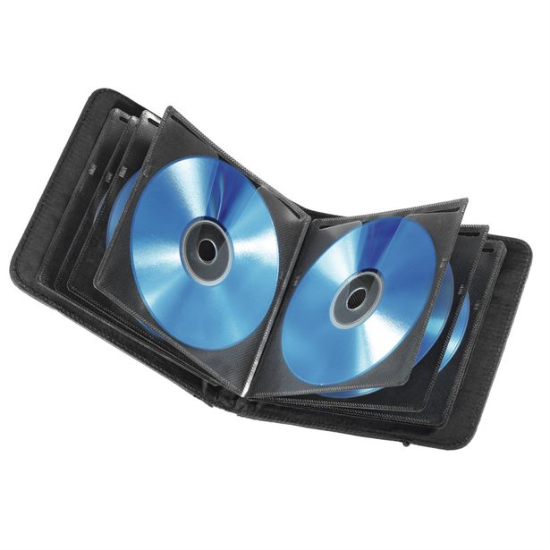 Hama Ready for Business, pouzdro pro 24 CD/DVD/Blu-ray + 6 SD/MMC/xD/MemoryStick, černé