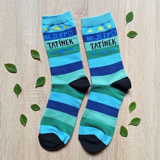 Vtipné ponožky - Nejlepší tatínek
