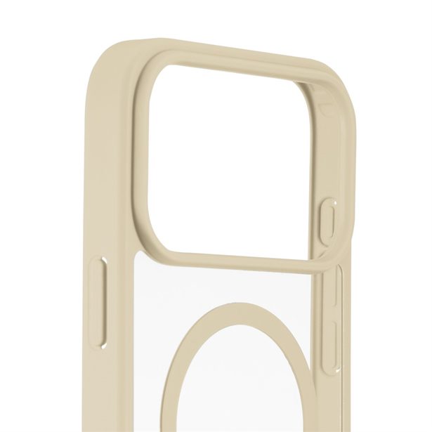 Hama Frame Protect, kryt pro Apple iPhone 17 Pro Max, magnetický, průhledný/béžový