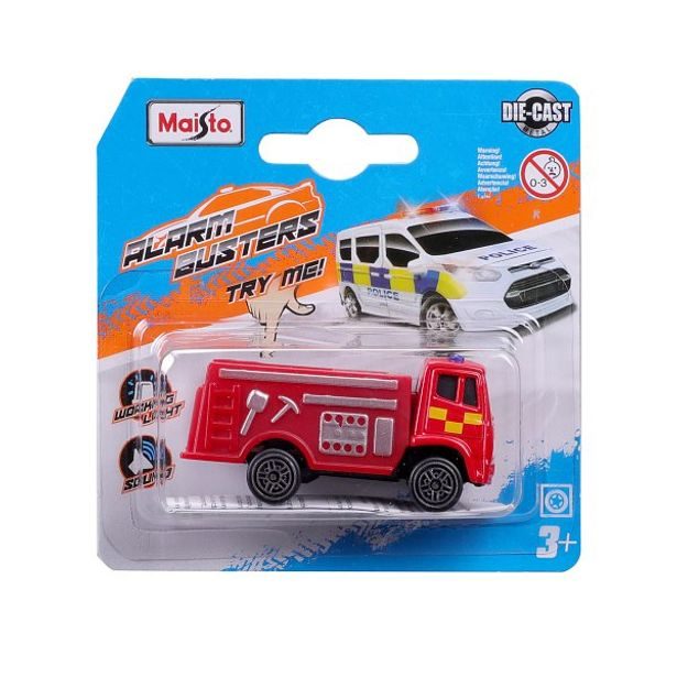 Maisto Maisto - Alarm Busters, záchranná a servisní vozidla se světly a zvuky, assort