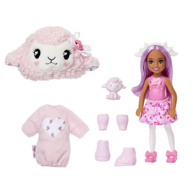 Barbie CUTIE REVEAL CHELSEA sladké mašle asst