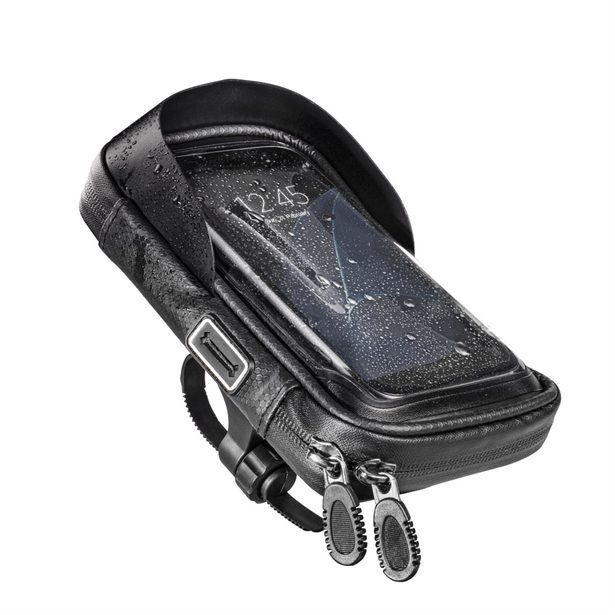 Hama pouzdro na řídítka kola/motocyklu, otočné o 360 st., pro zařízení do 8 x 16 cm
