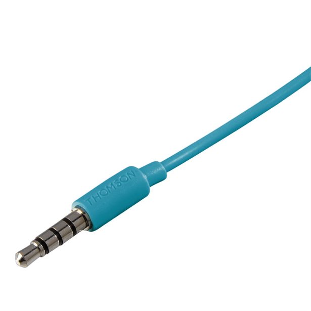 Slúchadlá s mikrofónom Thomson EAR3005, silikónové štuple, tyrkysové