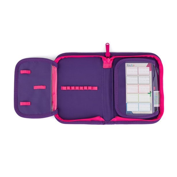 Penál 1 p. 2 chlopně, prázdný Playworld Girl