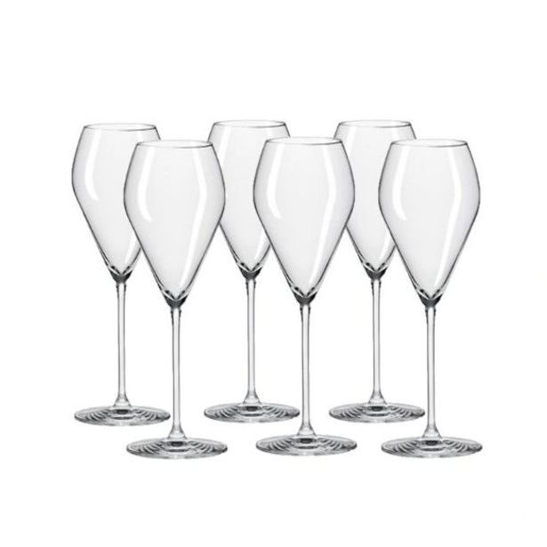 sklen. 230ml, 6ks, UNIVERSAL, prosecco/šapm., bod perlení, DB