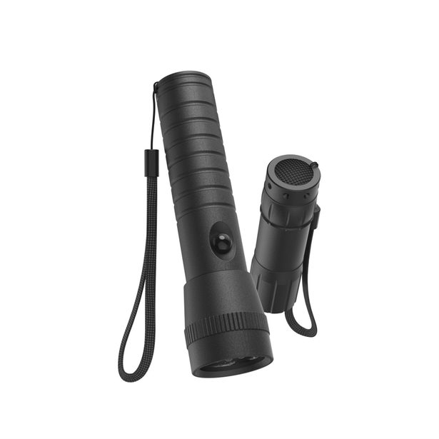 Hama FL-DUO, LED svítilny, hliníkové, 25 lm / 60 lm, poutko na ruku, vč. baterií, set 2 ks