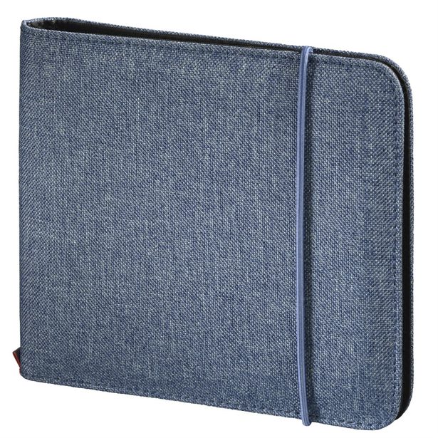 Hama Up to Fashion, pouzdro pro 24 CD/DVD/Blu-ray disků, modré