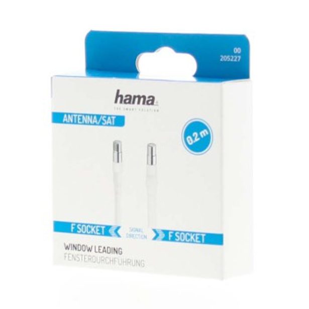 Hama koaxiální okenní průchodka, F-vidlice - F-vidlice